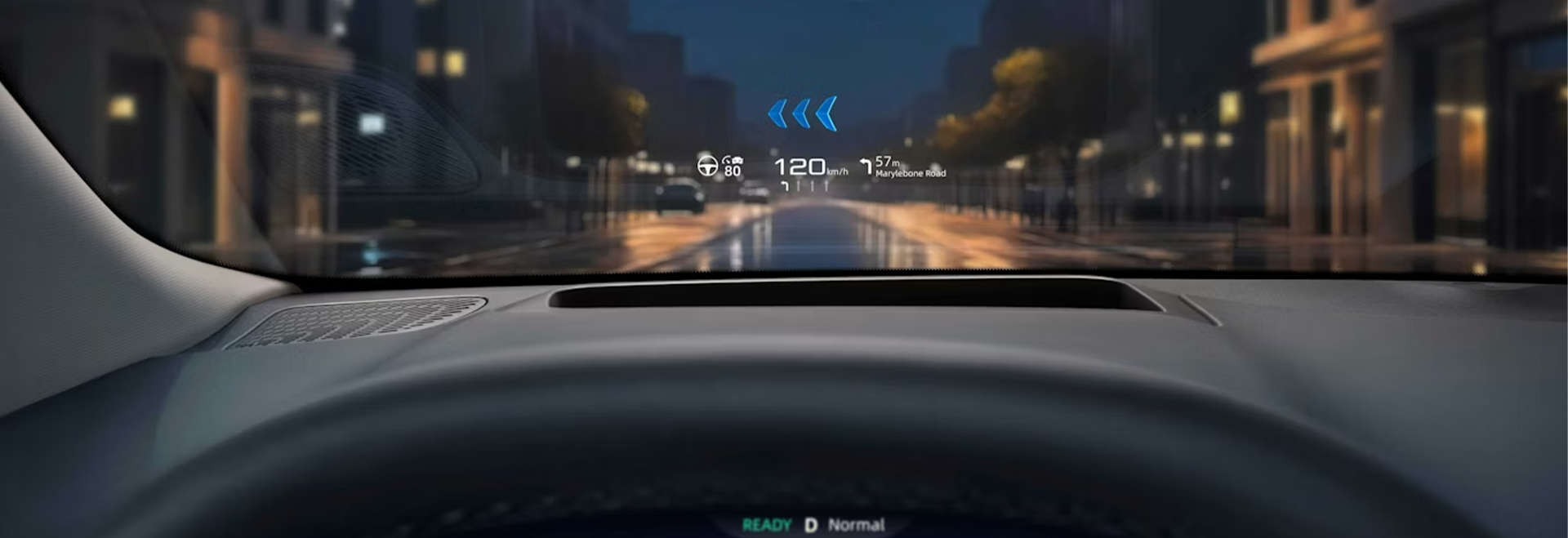 MGS6 EV intuitive Technologie mit Head-up-Display und Dual-Screen-Cockpit